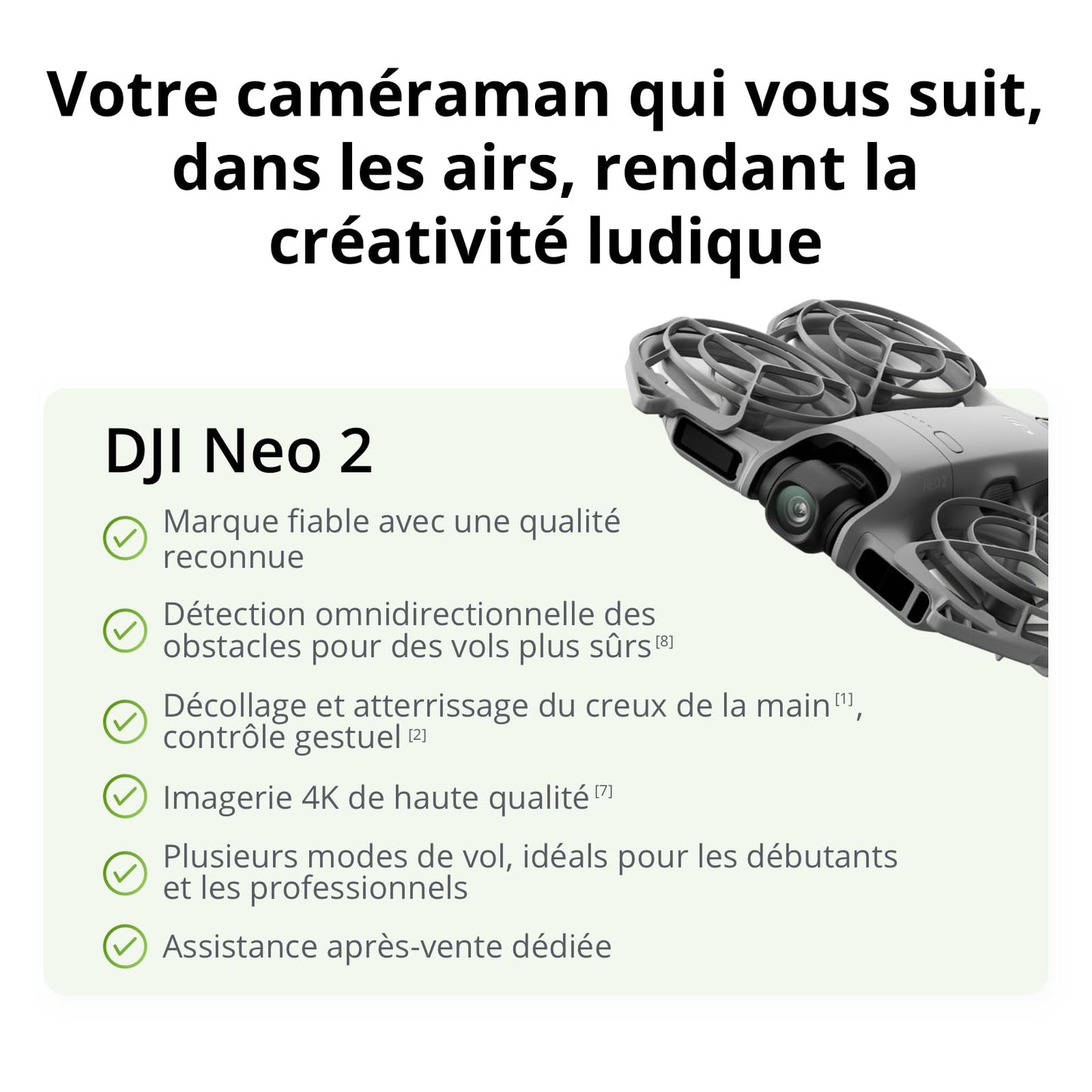 Bundle Motion Fly More DJI Neo 2 avec RC Motion 3 et Goggles N3