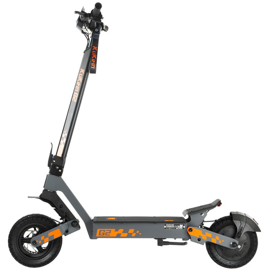 KUKIRIN G2 Trottinette Électrique Adulte, Batterie 48V 15,6Ah, Jusqu’à 55 km, Pneus Tubeless 10 Pouces, Double Suspension, Double Frein à Disque, Écran Couleur Tactile, Pliable