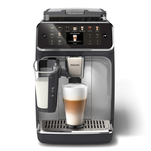 PHILIPS machine à café grain 5500, 20 boissons chaudes & glacées, LatteGo