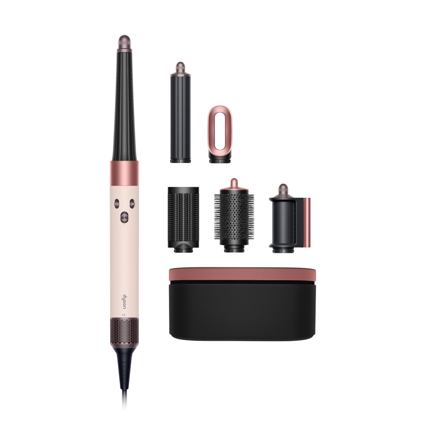 Dyson Airwrap i.d.™ : outil de séchage séchant – Cheveux raides à ondulé (Rose Céramique/Or rose)