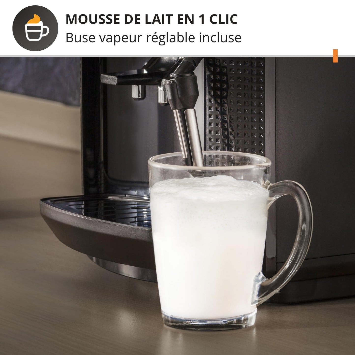 KRUPS - Machine à café grain Automatique Essential Compacte Noire - 15 bars